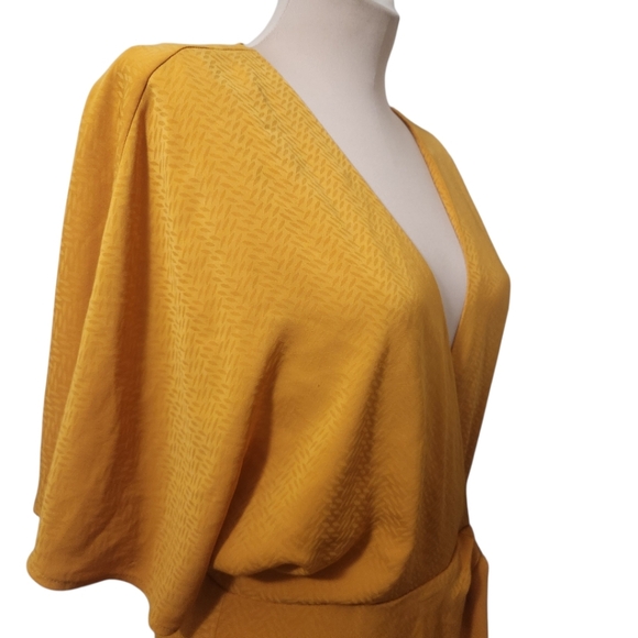 HOUSE OF HARLOW 1960 "Romina" Midi Faux Wrap Dress - Size M - Picture 9 of 17